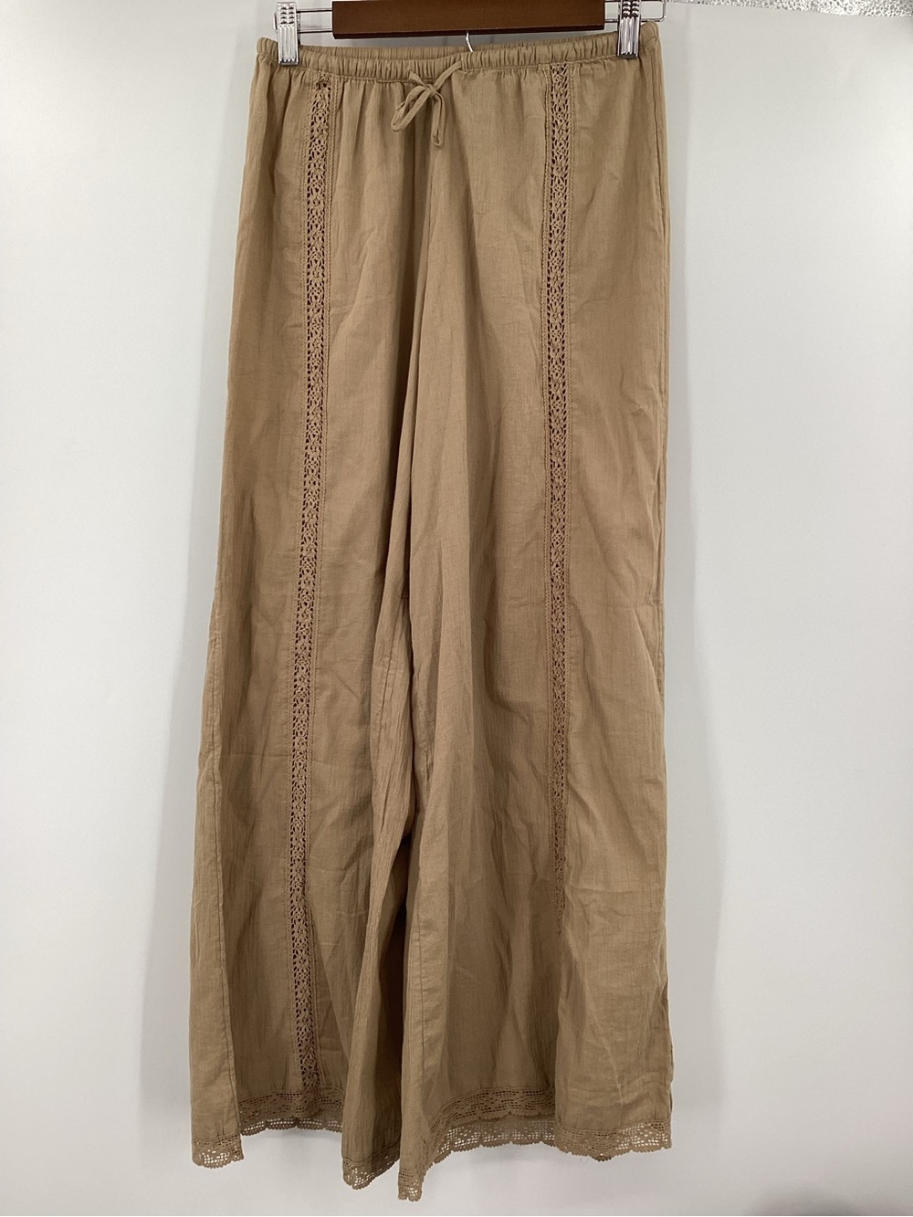 aerie Cabana Wide-Leg  Pant with Lace Trim